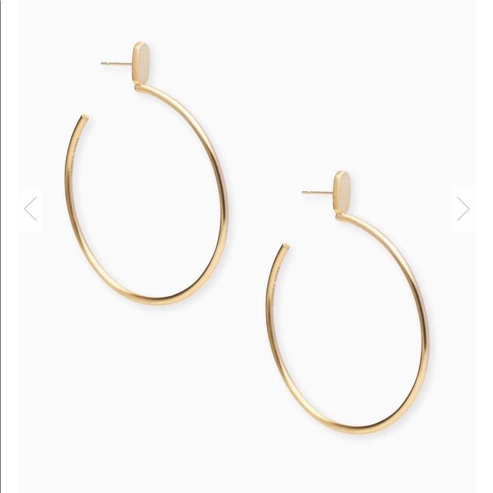 Kendra Scott Pepper Gold Hoop Earrings ✨